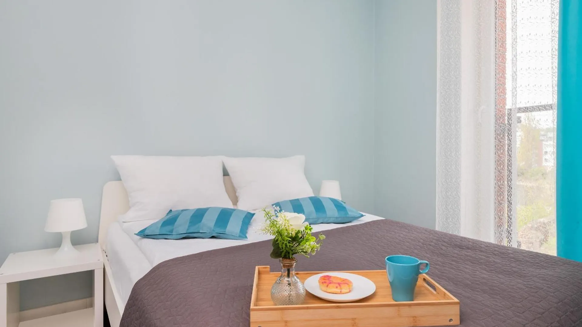 Sky Blue Apartment Chmielna Near Old Town In Gdansk By Noclegi Renters
